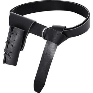 Medieval Renaissance Belt Sword Dagger Leather Holster Halloween Pirate Viking